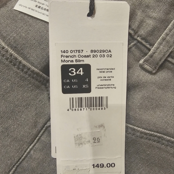 NWT Olsen Mona Slim Feminine Fit Jeans - Picture 4 of 4